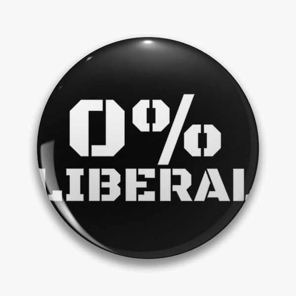 Artikelvorschau, Liberale Null Prozent Anti-liberale politische Erklärung Design entworfen und verkauft von TroLerNeT.