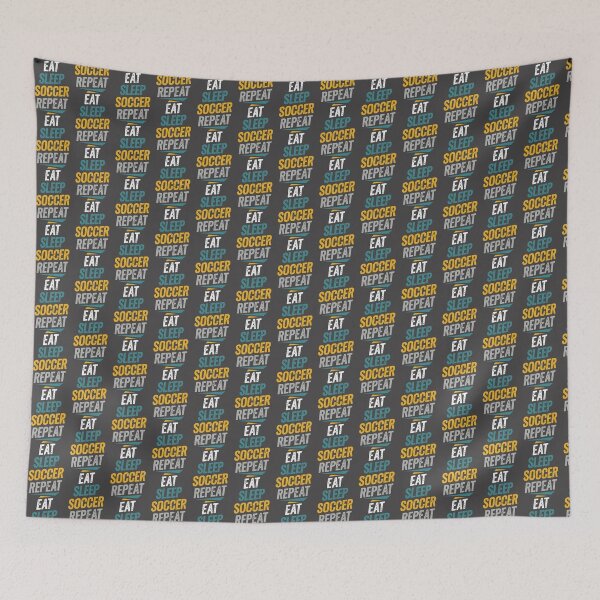 Item preview, Eat Sleep Soccer Repeat - Perfect Design for Passionate Soccer Fans designed and sold by trishastudio.