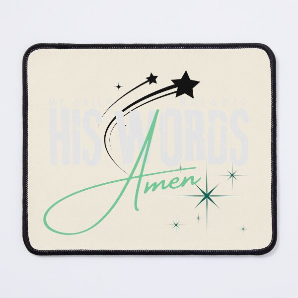 Item preview, His Words Are Daily Bread - Catholic Christmas Inspring Quotes  - Holiday Gift Sets Green designed and sold by Doiemacreations.