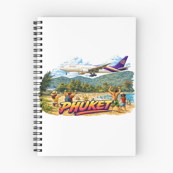 Aperçu de l'œuvre Phuket Thaïlande avion plage tropicale créée et vendue par fritz-10signer.
