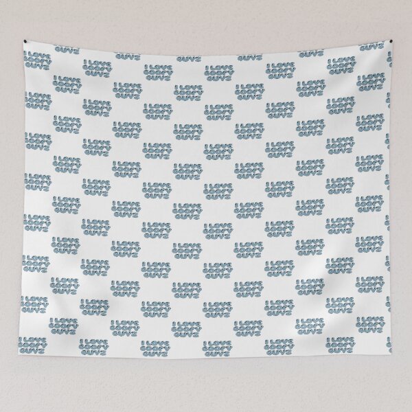 Item preview, I Love Goofy Guyz Blue Gray Funny Casual Design designed and sold by Stealth  Shiba.