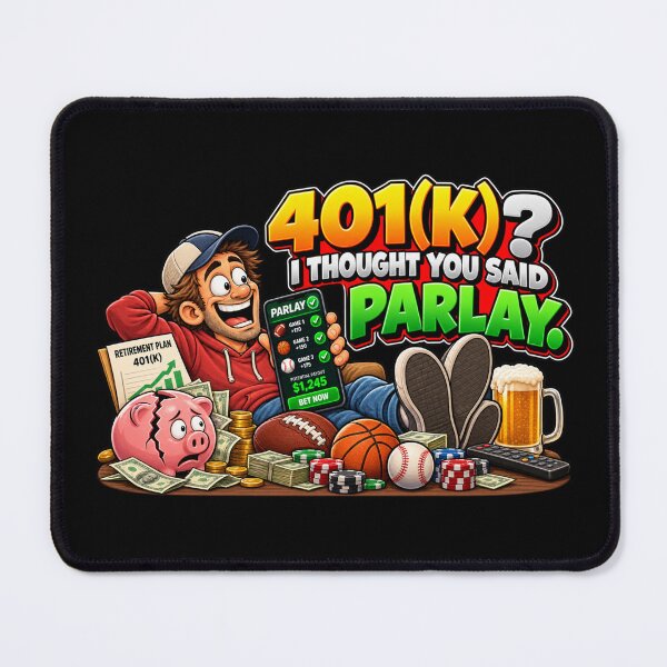 Item preview, 401(K)? I THOUGHT YOU SAID PARLAY. designed and sold by signshirtz.
