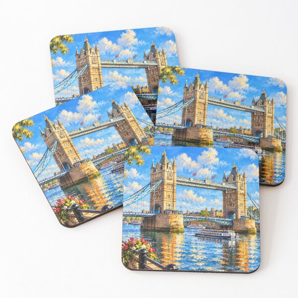 Item preview, Tower Bridge in Bloom – London on the Thames designed and sold by OzyWear.