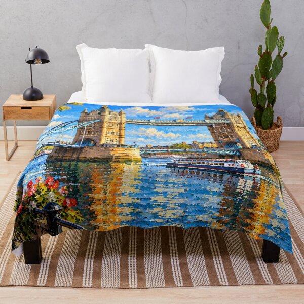 Item preview, Tower Bridge in Bloom – London on the Thames designed and sold by OzyWear.
