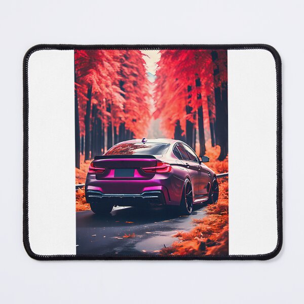 Item preview, Sports Sedan Driving Through Autumn Leaves Scenic Fall Road Trip designed and sold by Zyla Graphic.