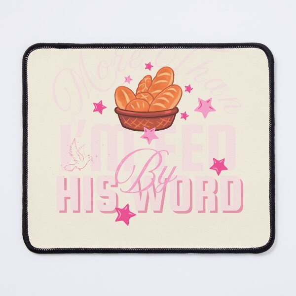 Item preview, My Daily Bread -  Bible Verses Resurrection Daily Bible Quotes  - Moms Day Gifts Pink designed and sold by Doiemacreations.