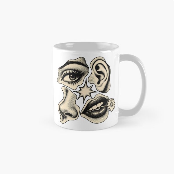Item preview, Surreal Eye Ear Nose Lips Collage designed and sold by sasaPRO.