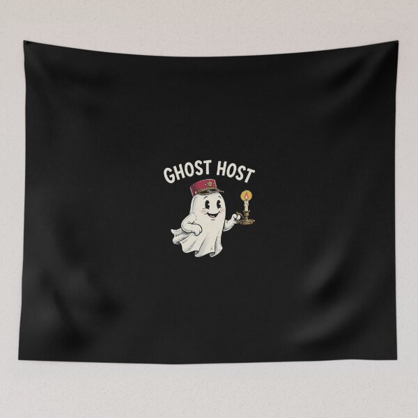 Item preview, Ghost Host - Vintage Theme Park Retro Halloween designed and sold by AOG-DESIGNS.