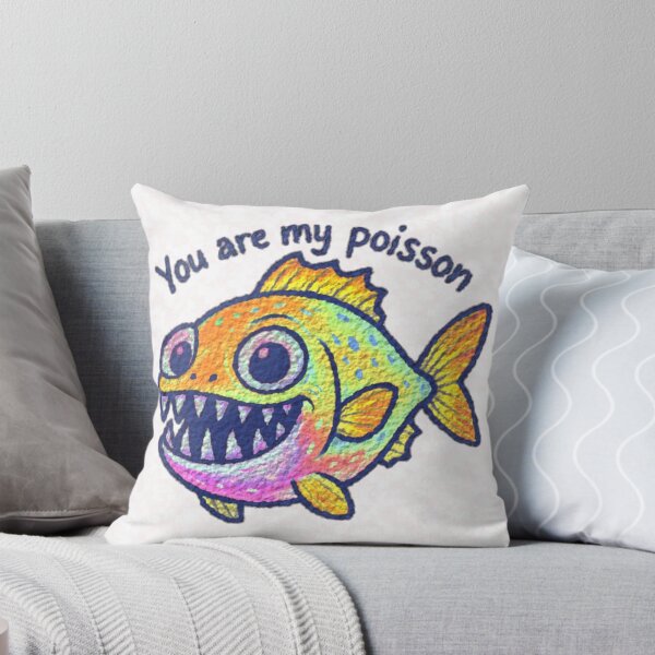 Artikelvorschau, Mein Monsterfisch – Textured Edition entworfen und verkauft von PurrfectWhisper.