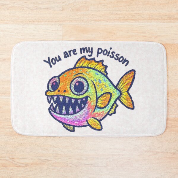 Aperçu de l'œuvre Mon Poisson Monstre - Édition Texturée créée et vendue par PurrfectWhisper.