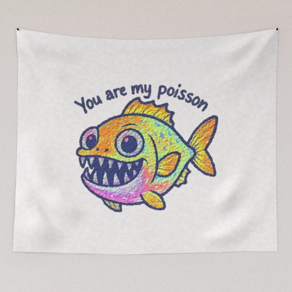 Artikelvorschau, Mein Monsterfisch – Textured Edition entworfen und verkauft von PurrfectWhisper.