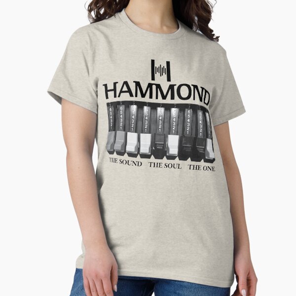 Vista previa del artículo con la obra «Logotipo y gráficos del órgano Hammond», diseñado y vendido por simonreich.