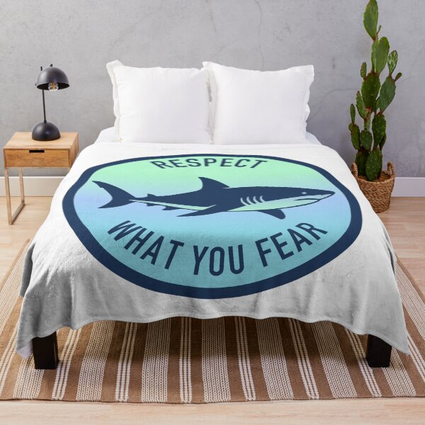 Item preview, Respect What You Fear – Shark T-Shirt for Women, Environmental Protection & Ocean Lovers designed and sold by Saltycurrent1.