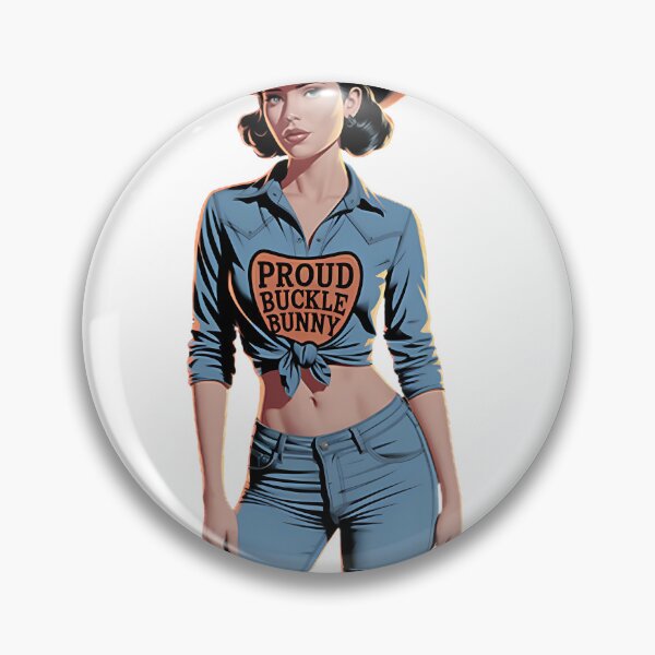 Artikelvorschau, Stolzes Buckle Bunny Western Cowgirl Country Girl Grafikdesign entworfen und verkauft von julevysanchez.