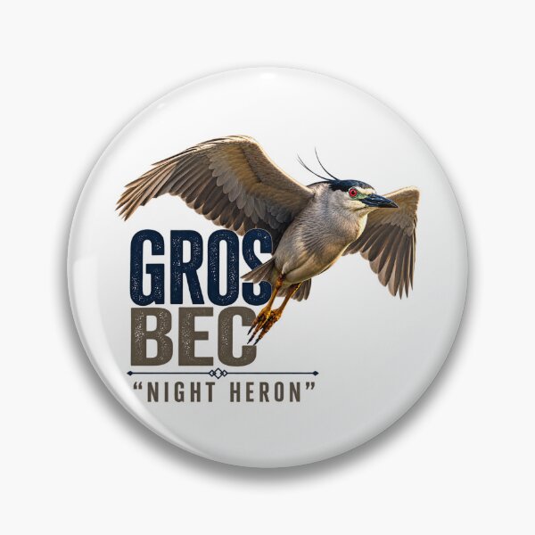 Item preview, Gros Bec- Night Heron Blue designed and sold by Bayou Wonder.