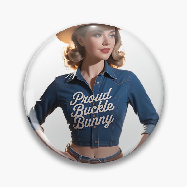 Artikelvorschau, Stolzes Buckle Bunny Western Cowgirl Country Girl Grafikdesign entworfen und verkauft von julevysanchez.