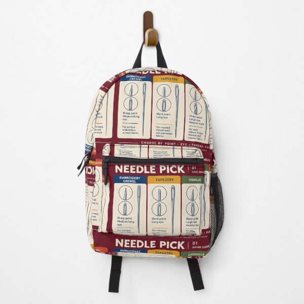Item preview, Needle Pick 01 – Embroidery Needle Guide Zipper Pouch designed and sold by astersgraphics.