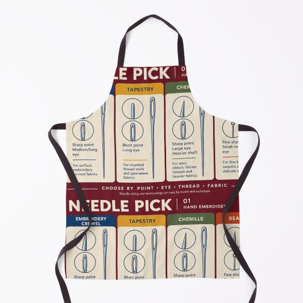 Item preview, Needle Pick 01 – Embroidery Needle Guide Zipper Pouch designed and sold by astersgraphics.