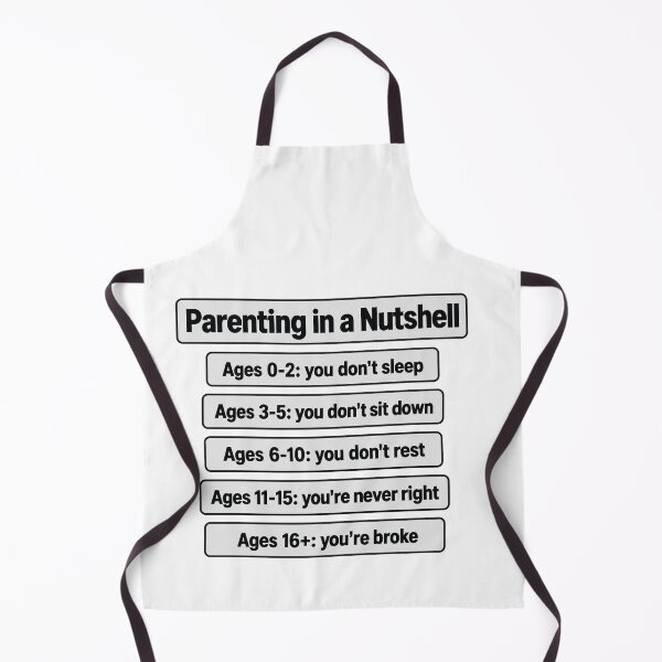 Item preview, Parenting in a Nutshell – Five Funny Stages designed and sold by PRINTIONAL.