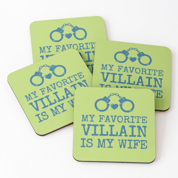 Item preview, My Favorite Villain Is My Wife Husband Humor designed and sold by Endless7Art.