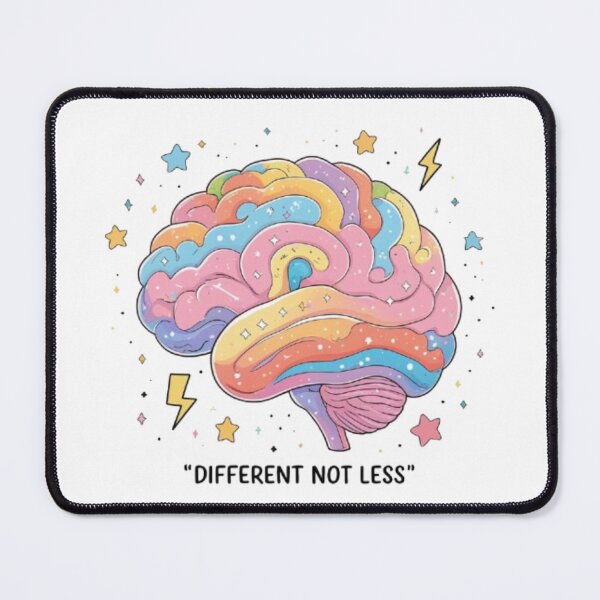 Item preview, ADHD Pride Brain Rainbow Neurodivergent Awareness Gift designed and sold by Wael94.