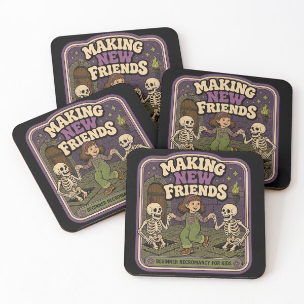 Item preview, Making New Friends Beginner Necromancy Retro 70s RPG designed and sold by Dice_Goblin_Studio.