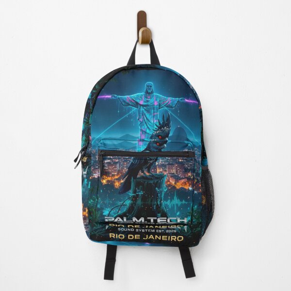 Item preview, Palm Tech Rio de Janeiro: Jungle Tech Drummer - Cyberpunk City Art designed and sold by codex antique.