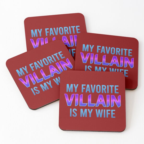 Item preview, My Favorite Villain Is My Wife Marriage Humor designed and sold by Endless7Art.