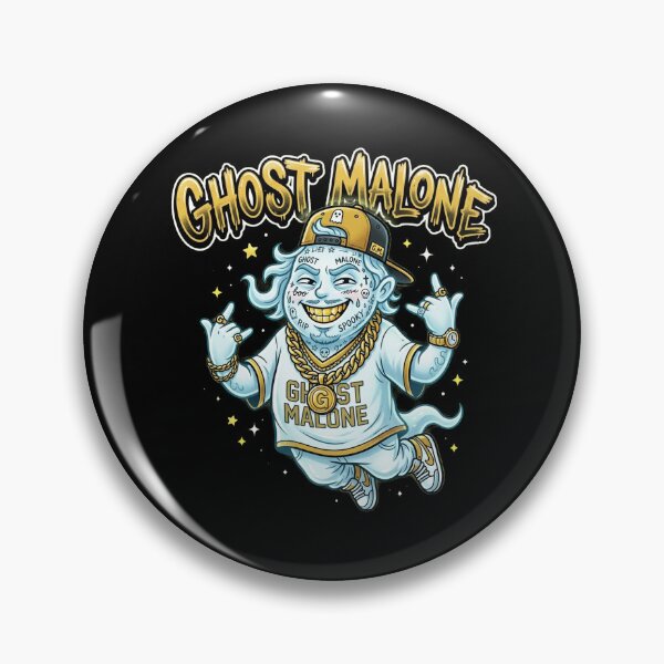 Item preview, Ghost Malone - Funny Hip Hop Ghost Parody designed and sold by AOG-DESIGNS.