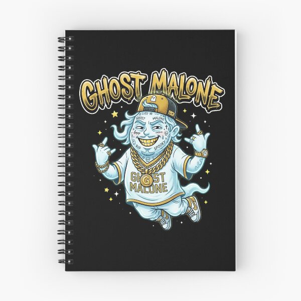 Item preview, Ghost Malone - Funny Hip Hop Ghost Parody designed and sold by AOG-DESIGNS.