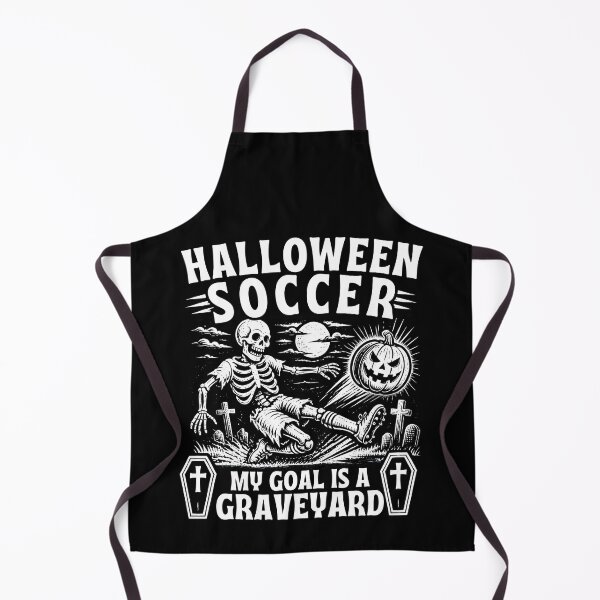 Item preview, Halloween Soccer Funny Skeleton Playing Football Graveyard  designed and sold by LeSoniPapaPrint.