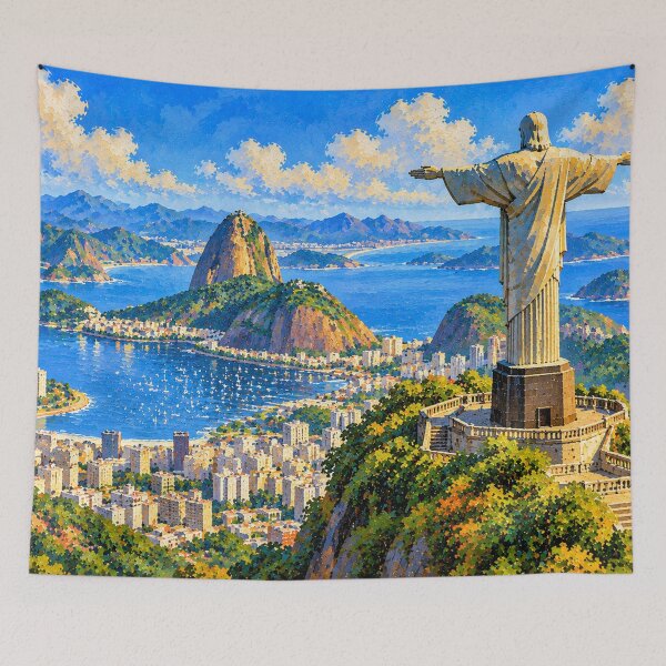 Artikelvorschau, Christus der Erlöser – Rio von oben entworfen und verkauft von OzyWear.