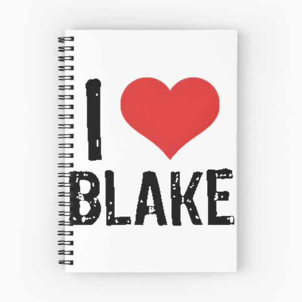 Aperçu de l'œuvre J'aime Blake - Design d'amour romantique et personnalisé créée et vendue par heringcreations.