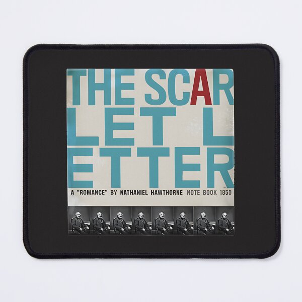 Item preview, Scarlet Letter Inspired Notebook Records Design Featuring Hawthorne Theme designed and sold by DeanUrevig.