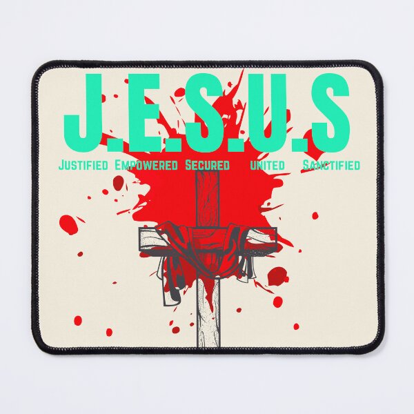 Item preview, Jesus Secured Resurrection Inspiration Quote  - Secret Santa Gifts - Turquiose designed and sold by Doiemacreations.