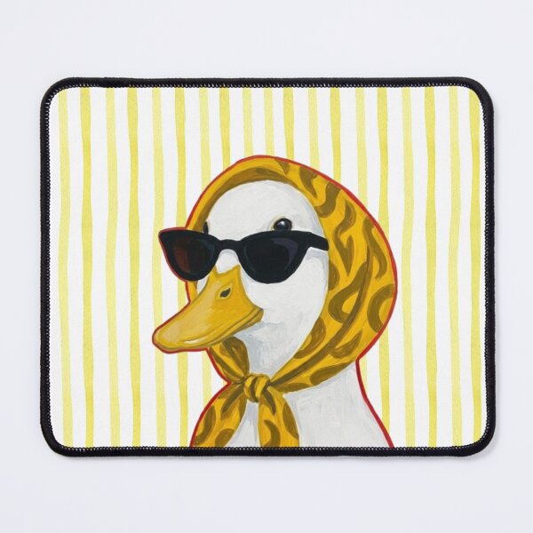 Artikelvorschau, Gemälde einer schicken Ente mit Sonnenbrille und Kopftuch entworfen und verkauft von Mindoraa.