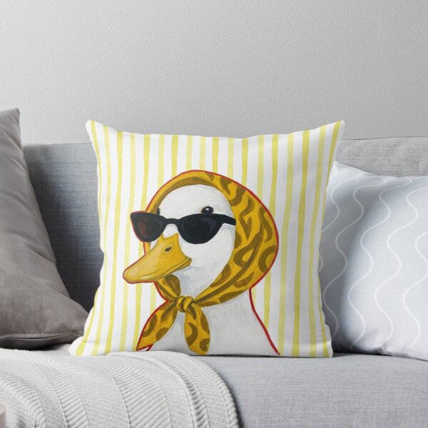 Item preview, Chic Duck with Sunglasses and Headscarf Painting designed and sold by Mindoraa.