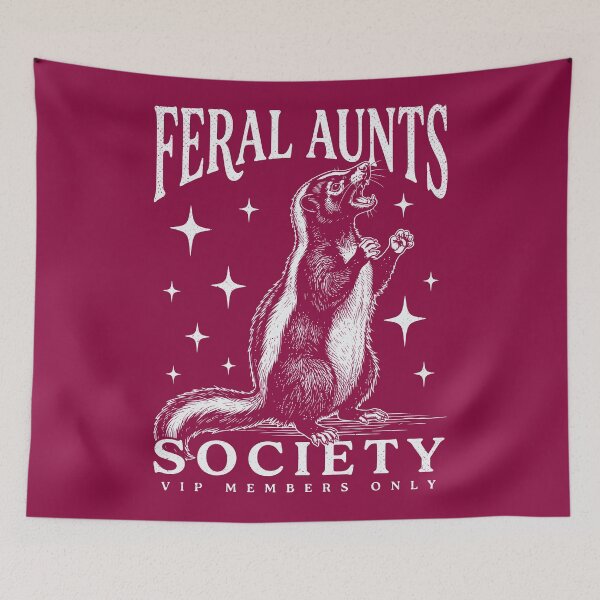 Item preview, Feral Aunts Society Striped Skunk Pregnancy Announcement   designed and sold by Y-Vibes.