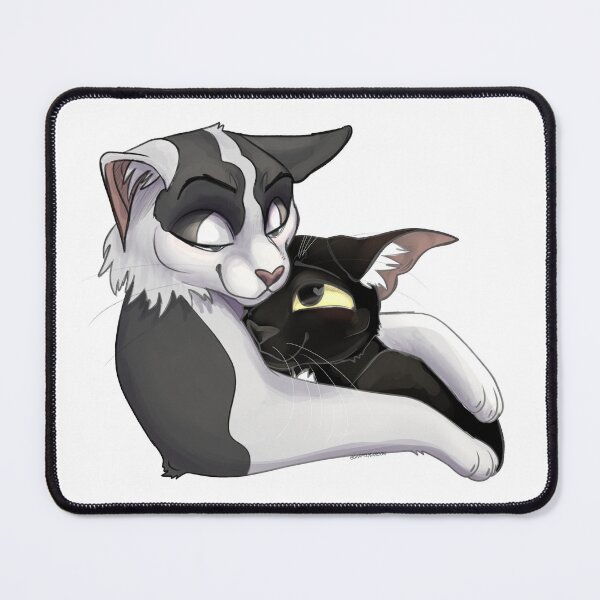Item preview, Ravenpaw and barley fanart  designed and sold by GnomelyDragon.