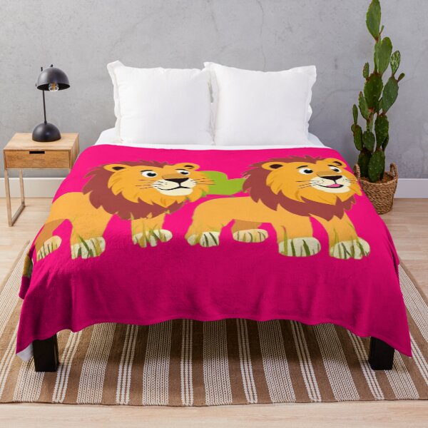 Item preview, Cute Cartoon Lions Wall Art | Friendly Lion Duo Nursery & Kids Room Decor designed and sold by BLUESKY11a.