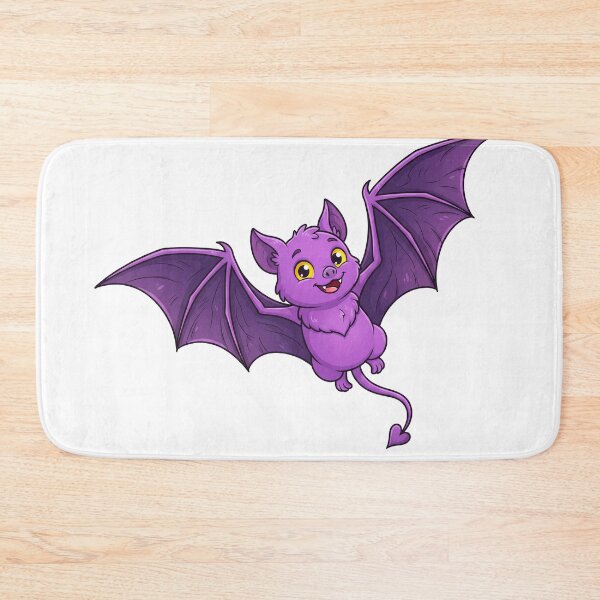 Item preview, Cute Purple Bat Creature - Funny Cartoon Art designed and sold by Pollock.