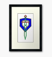 Celtic Knot Sword and Shield Framed Print