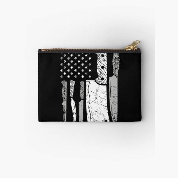 Item preview, American Flag Chef Knife Design for Culinary Enthusiasts and Patriotic Cooks designed and sold by thiefofblood0w0.