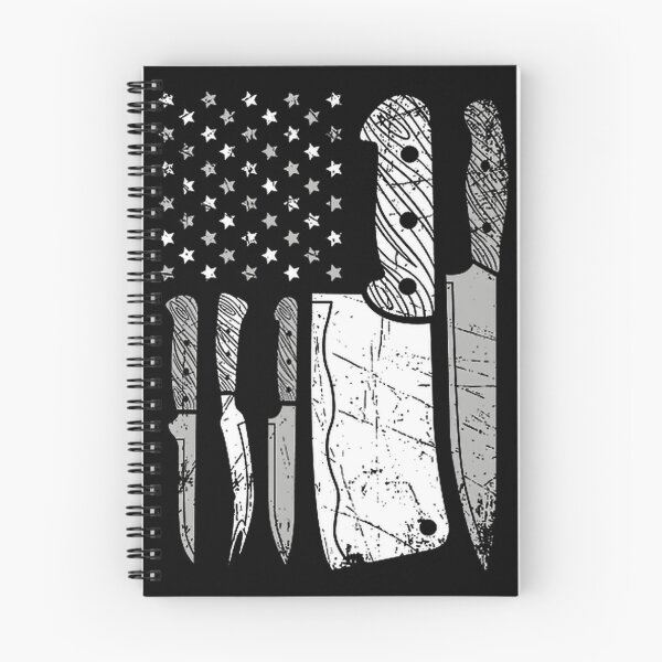 Item preview, American Flag Chef Knife Design for Culinary Enthusiasts and Patriotic Cooks designed and sold by thiefofblood0w0.