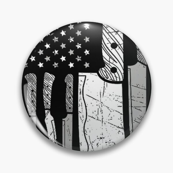 Artikelvorschau, Kochmesser-Design mit amerikanischer Flagge für kulinarische Enthusiasten und patriotische Köche entworfen und verkauft von thiefofblood0w0.