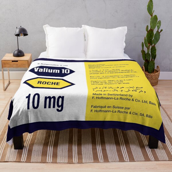 Item preview, Etiqueta farmacéutica vintage de Valium 10 – Diseño de envase médico retro de los años 70 designed and sold by PharmaOriginals.