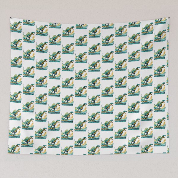 Item preview, Funny Dinosaur Surfing Design for Beach and Summer Lovers designed and sold by ItIsIsz.