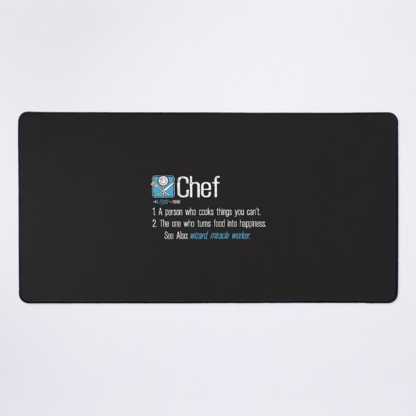 Item preview, Funny Chef Definition Culinary Cooking Humor Kitchen Gift Design designed and sold by thiefofblood0w0.