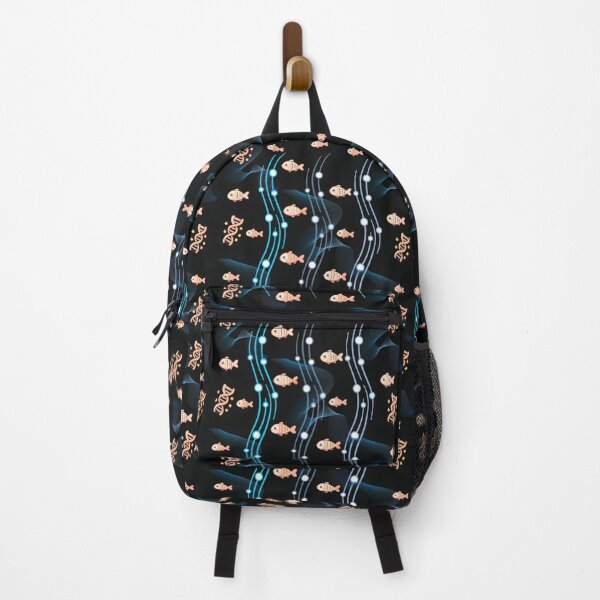 Item preview, Cute Science Marine Life DNA and Fish Pattern designed and sold by Azurart2.