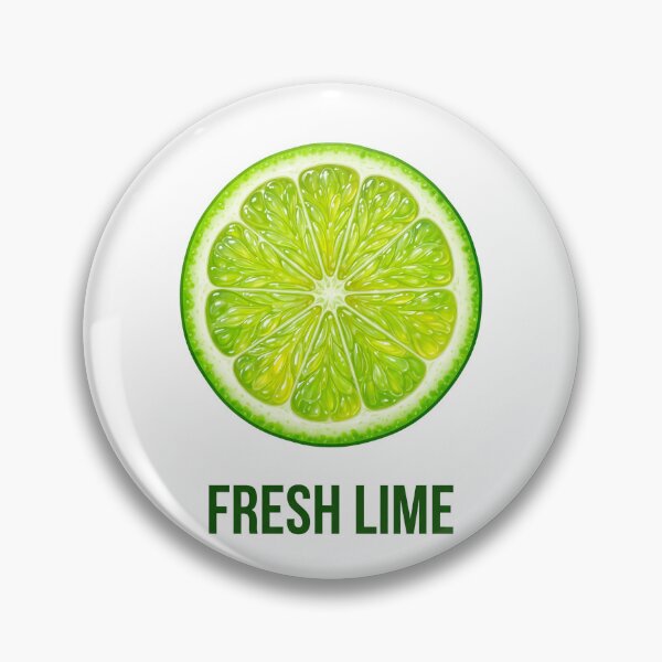 Item preview, Fresh Lime Citrus Slice - Modern Green Fruit Graphic designed and sold by Pollock.